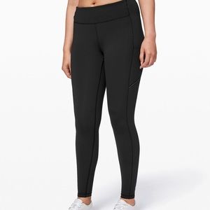 Black lululemon speed up tight